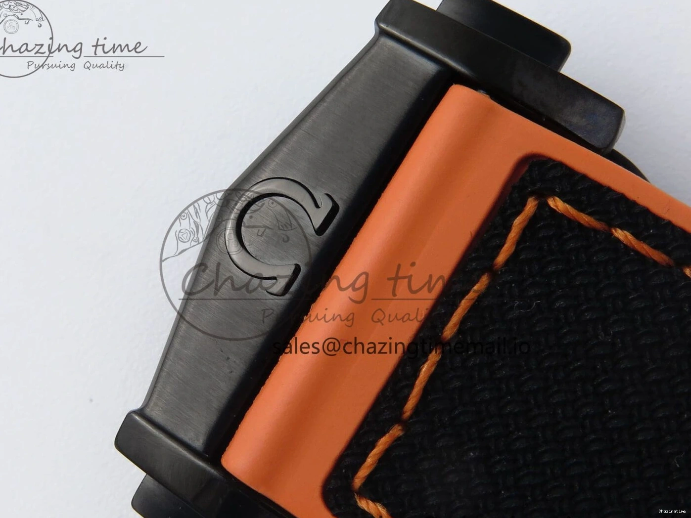 0210 Attractive Planet Ocean Master Chronometer 600M 45.5mm SCF 1:1 Best Edition Black Orange Bezel Black Dial on Black Rubber Strap A9900 Super Clone 7668